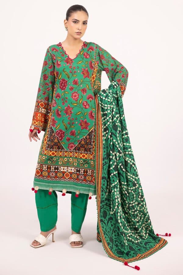 Printed-khaddar-dupatta-printed-khaddar-shirt-dyed-trouser-gulahmed-k-52032-full Gul Ahmed Winter 2026 - 3 Piece Unstitched Printed Khaddar Suit– printed-khaddar-dupatta-printed-khaddar-shirt