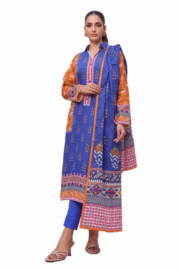 sd-42113_1 Gul Ahmed Winter 2026 - 3 Piece Unstitched Printed Khaddar Suit