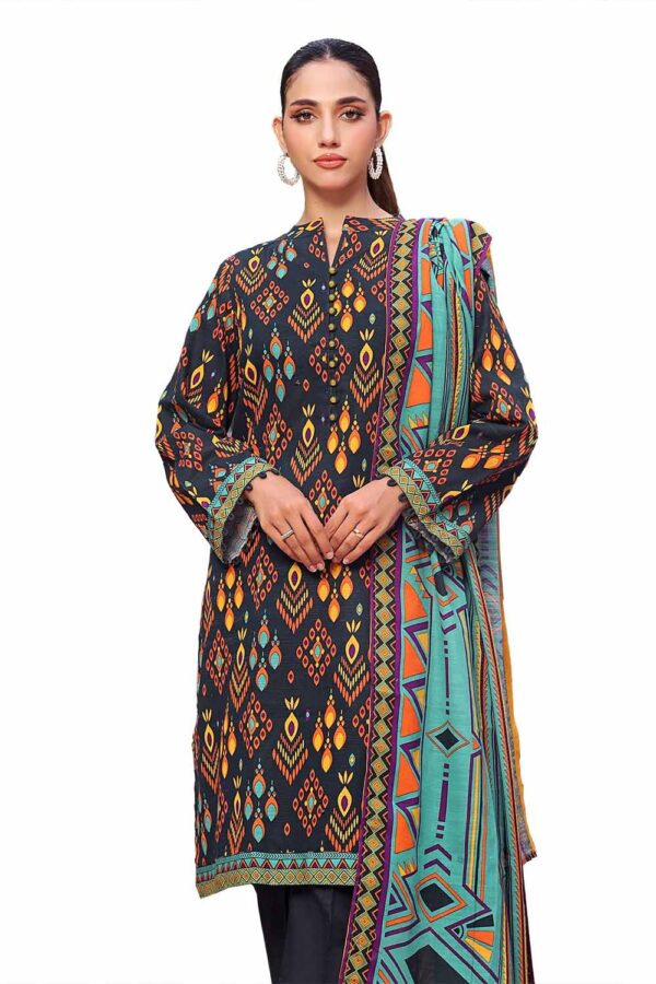 sd-42132_2 Gul Ahmed Winter 2026 - 3 Piece Unstitched Printed Khaddar Suit– sd-42132 2