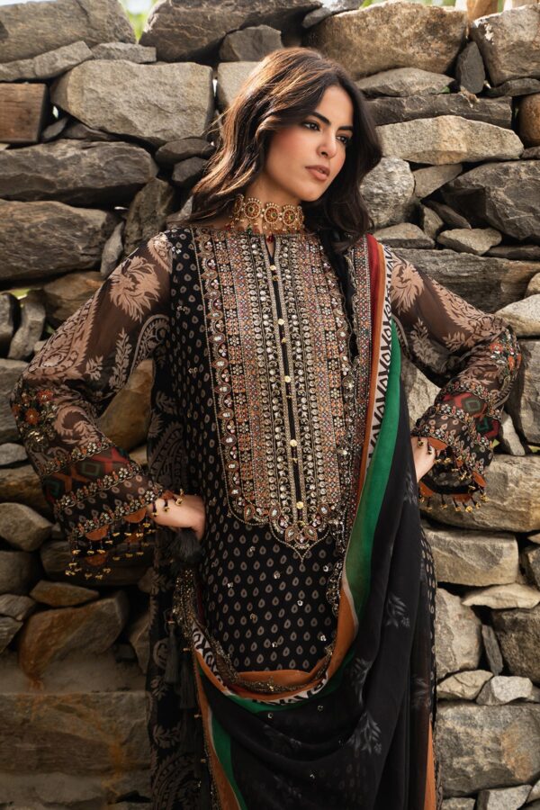 Charizma Vasal Winter V2 2026 3-PC Unstitched Embroidered Chiffon Collection VSLW6-15– alternate view Charizma Vasal Winter V2 2026 3-PC Unstitched Embroidered Chiffon Collection VSLW6-15– alternate view