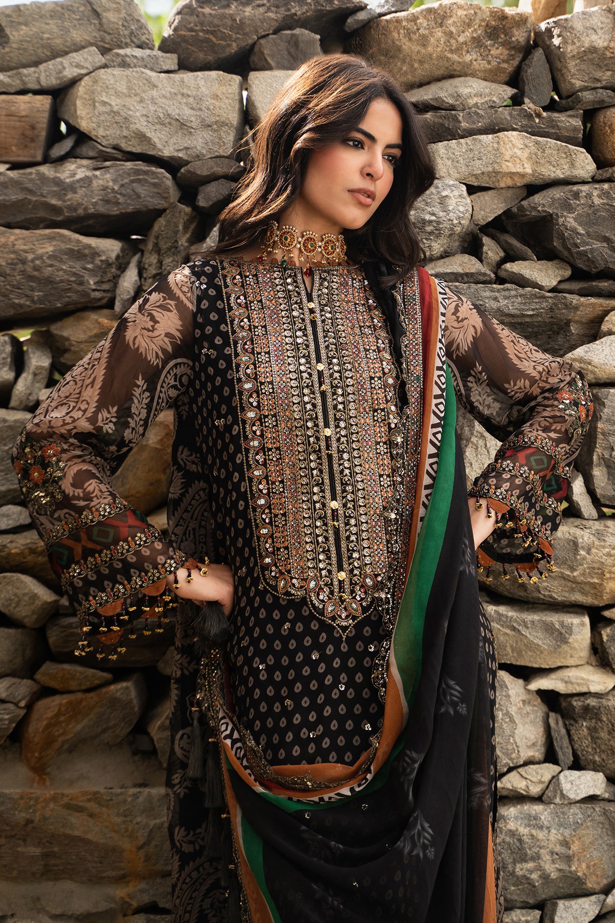 Charizma vasal winter v2 2026 3-pc unstitched embroidered chiffon collection vslw6-15– alternate view Charizma Vasal Winter V2 2026 3-PC Unstitched Embroidered Chiffon Collection VSLW6-15– alternate view