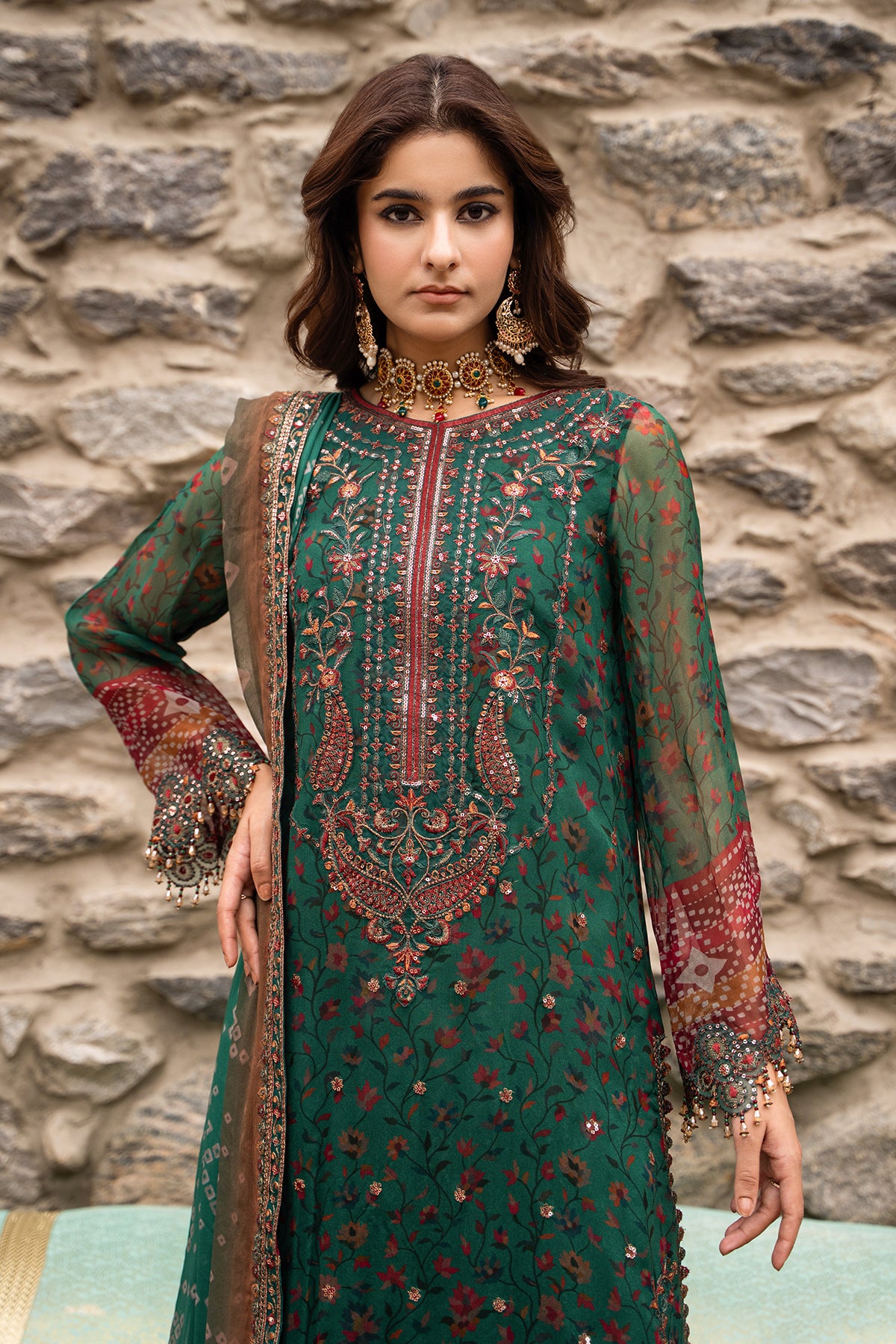 Charizma vasal winter v2 2026 3-pc unstitched embroidered chiffon collection vslw6-18– alternate view Charizma Vasal Winter V2 2026 3-PC Unstitched Embroidered Chiffon Collection VSLW6-18– alternate view