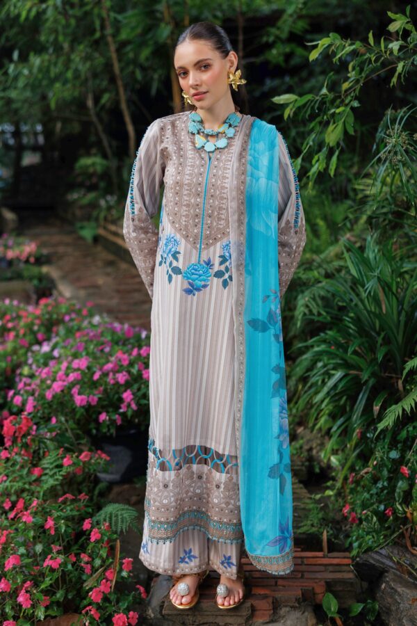 Charizma Combination Collection 3-PC Unstitched Embroidered Lawn Collection CC6-09 Charizma Combination Collection 3-PC Unstitched Embroidered Lawn Collection CC6-09