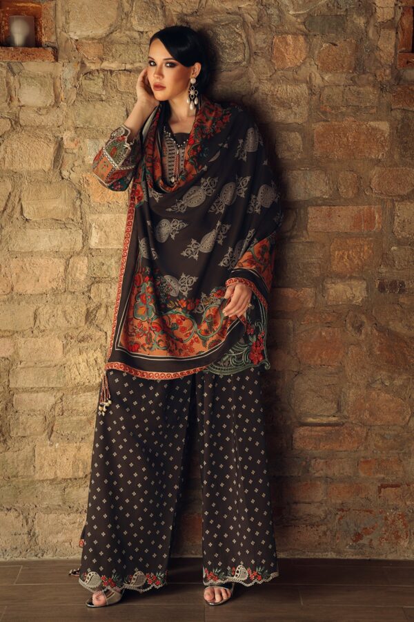 052a5670 Charizma Combination Collection 3-PC Unstitched Embroidered Linen Collection CCW7-15– 052A5670