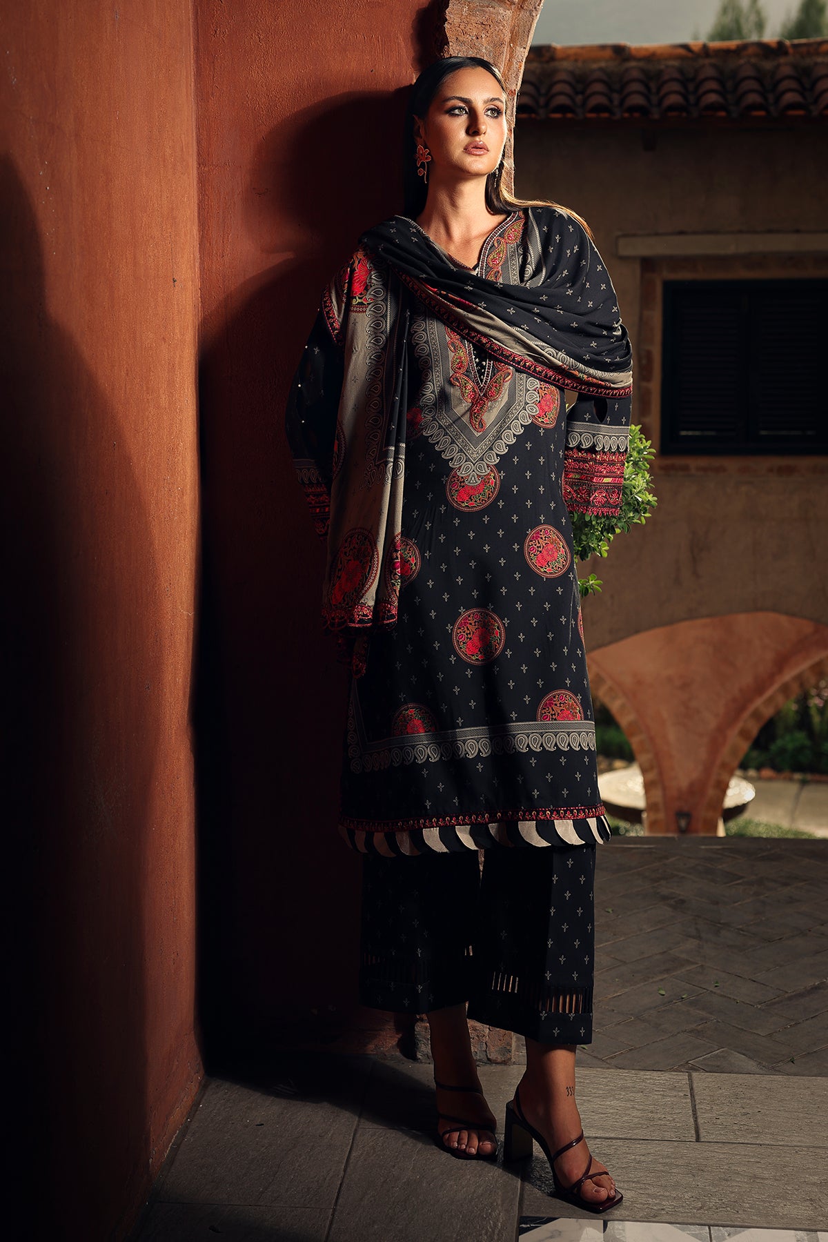 052a5936_2 Charizma Combination Collection 3-PC Unstitched Embroidered Linen Collection CCW7-25