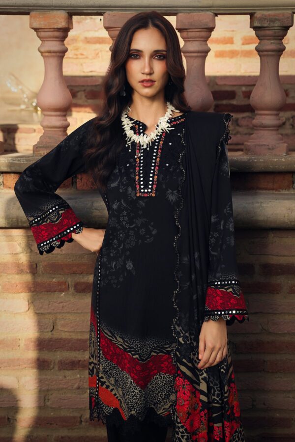 052a6056 Charizma Combination Collection 3-PC Unstitched Embroidered Linen Collection CCW7-16– 052A6056