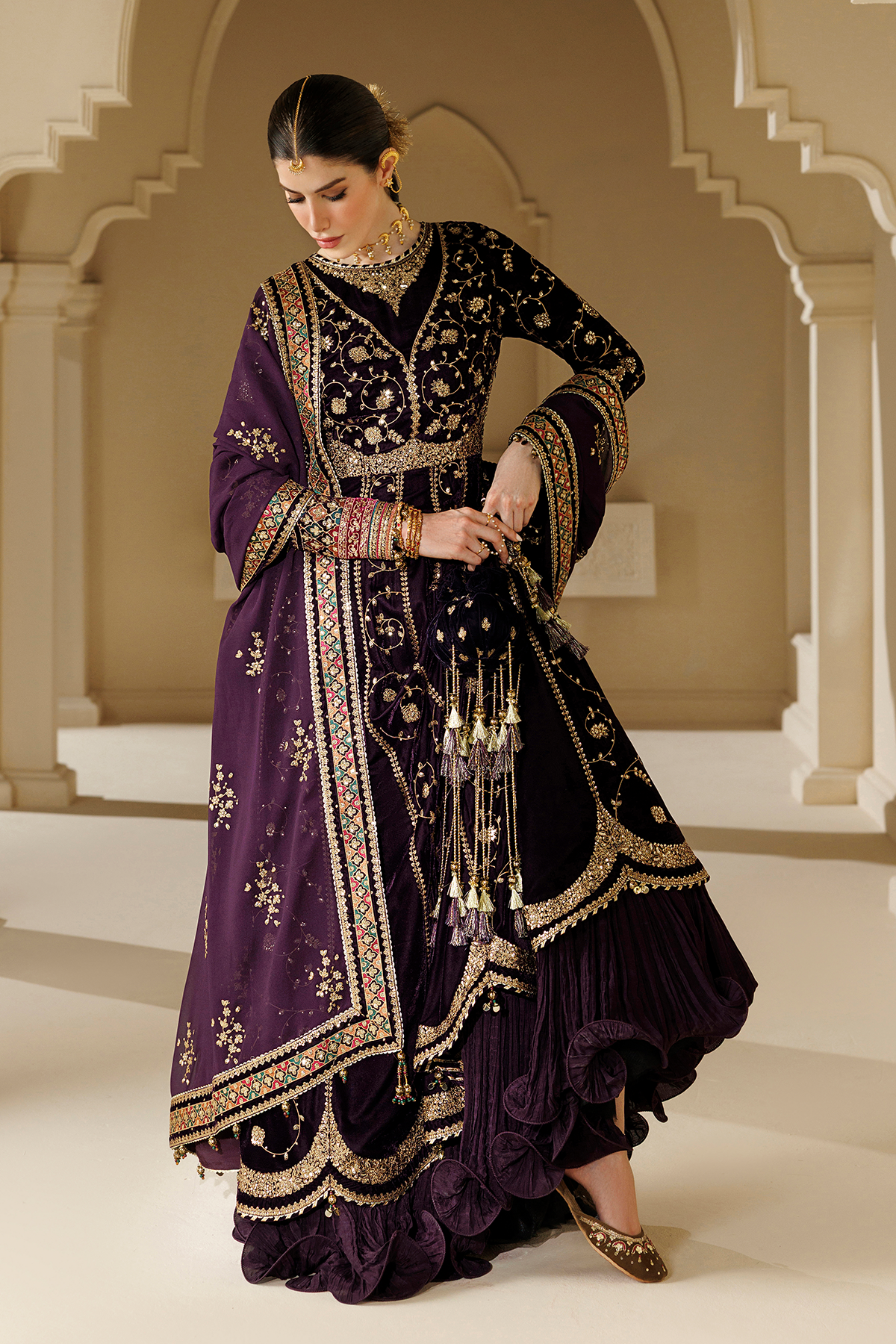 1l8a3639 Jazmin Chandni Velvet Formals 26 Embroidered Velvet Formal CVF26-D03