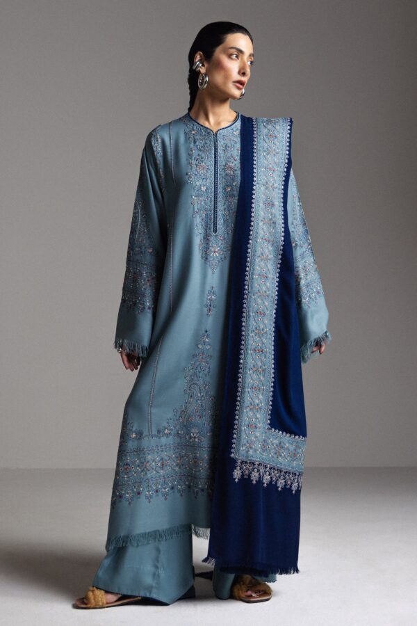 Zara Shahjahan Saraab Winter Unstitched FIROZA-D9 Zara Shahjahan Saraab Winter Unstitched FIROZA-D9