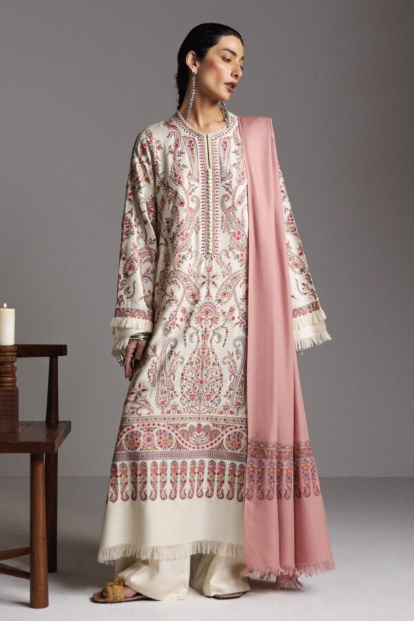Zara Shahjahan Saraab Winter Unstitched PASHM-D4 Zara Shahjahan Saraab Winter Unstitched PASHM-D4