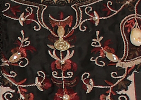 Noor by saadia asad winter embroidered printskhas 26 d9 b - classic camel pinstripes– detail view 5 Noor by Saadia Asad Winter Embroidered Printskhas 26 D9 B - Classic Camel Pinstripes– detail view 5