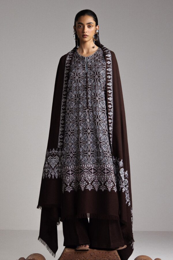 Zara Shahjahan Saraab Winter Unstitched AQEEQ-D1 Zara Shahjahan Saraab Winter Unstitched AQEEQ-D1