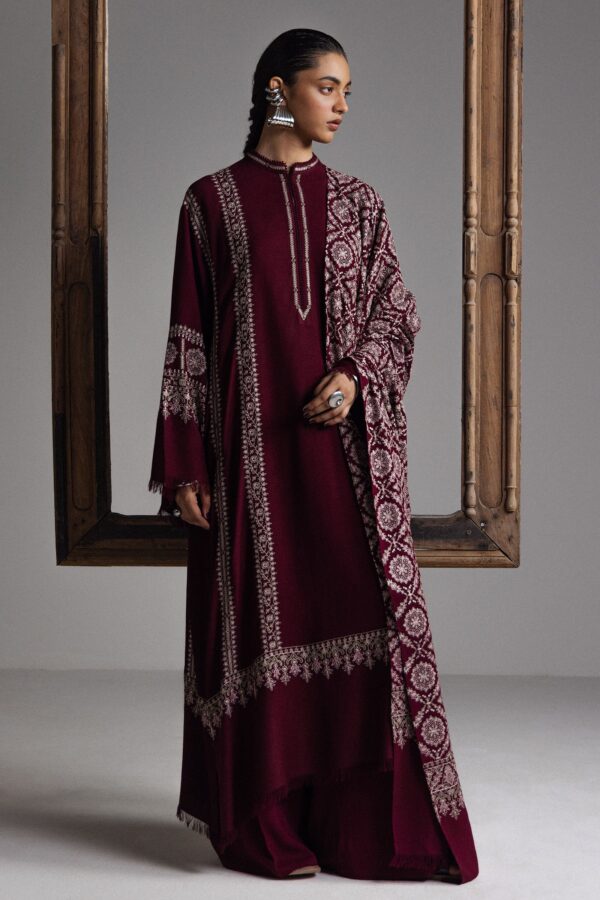 Zara Shahjahan Saraab Winter Unstitched MEHRAB-D3 Zara Shahjahan Saraab Winter Unstitched MEHRAB-D3