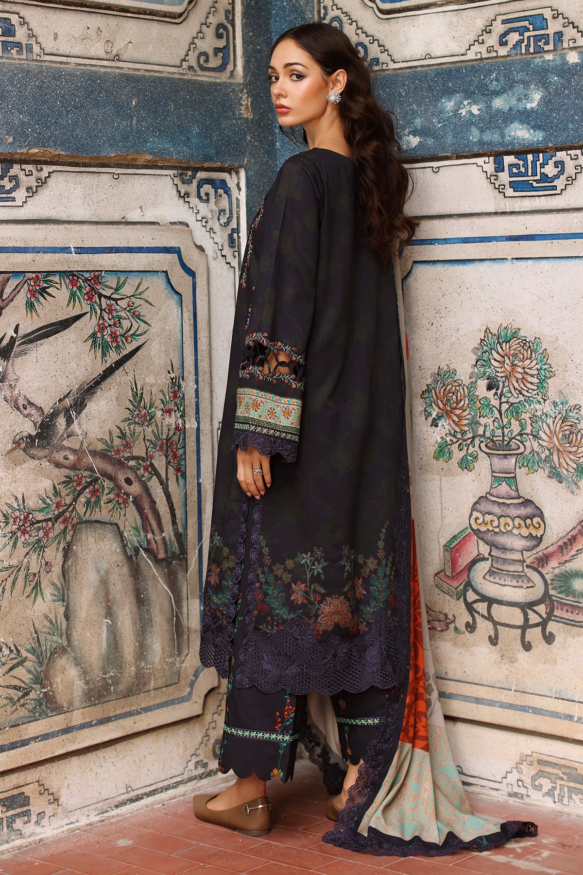 29a2323_2 Charizma Combination Collection 3-PC Unstitched Embroidered Linen Collection CCW7-21– 29A2323 2