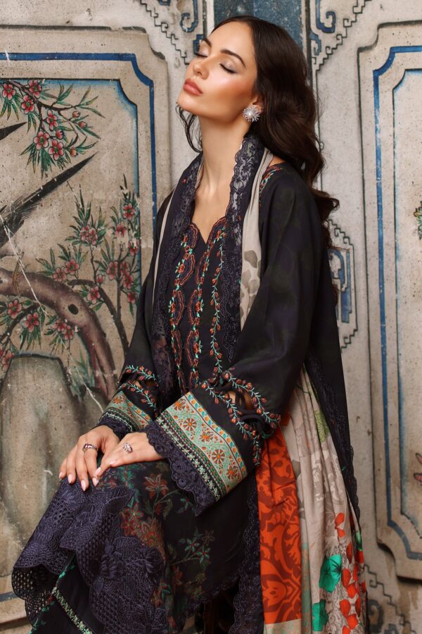 29a2350_2 Charizma Combination Collection 3-PC Unstitched Embroidered Linen Collection CCW7-21– 29A2350 2