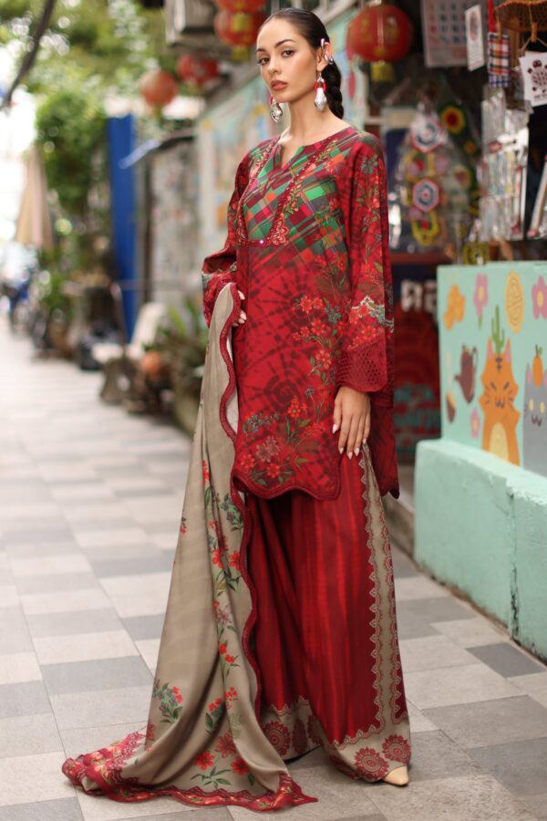 Charizma combination collection 3-pc unstitched embroidered linen collection ccw7-12– 29a3529 Charizma Combination Collection 3-PC Unstitched Embroidered Linen Collection CCW7-12– 29A3529