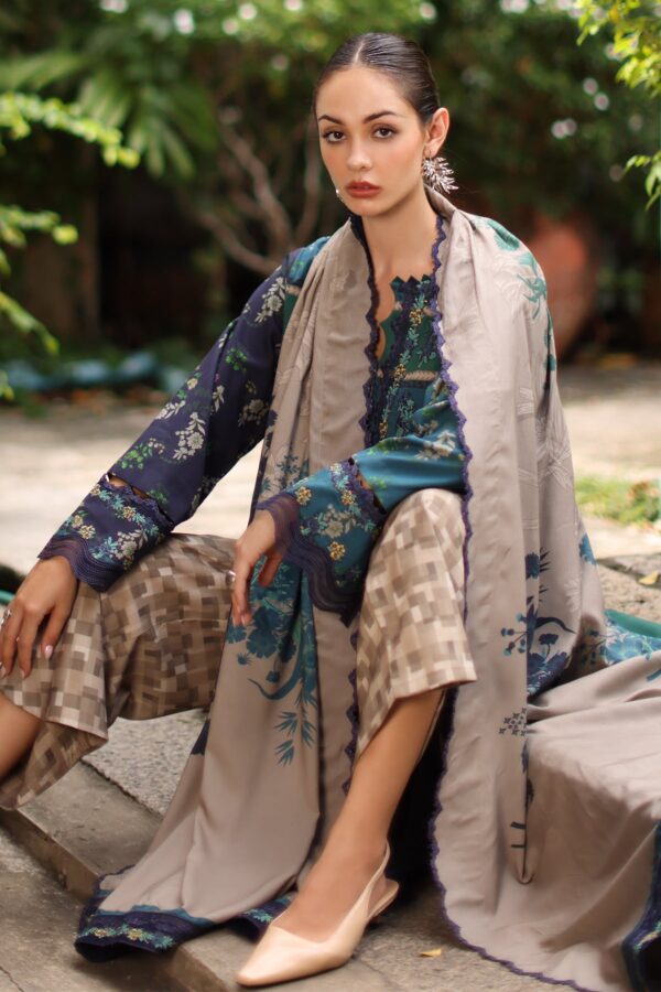 Charizma combination collection 3-pc unstitched embroidered linen collection ccw7-18– 29a3807 Charizma Combination Collection 3-PC Unstitched Embroidered Linen Collection CCW7-18– 29A3807
