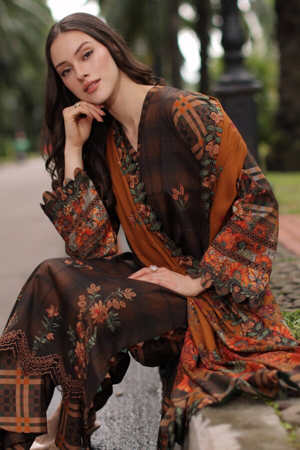 Charizma aniq winter collection 3-pc unstitched embroidered linen collection anw7-15– 29a4183 Charizma Aniq Winter Collection 3-PC Unstitched Embroidered Linen Collection ANW7-15– 29A4183