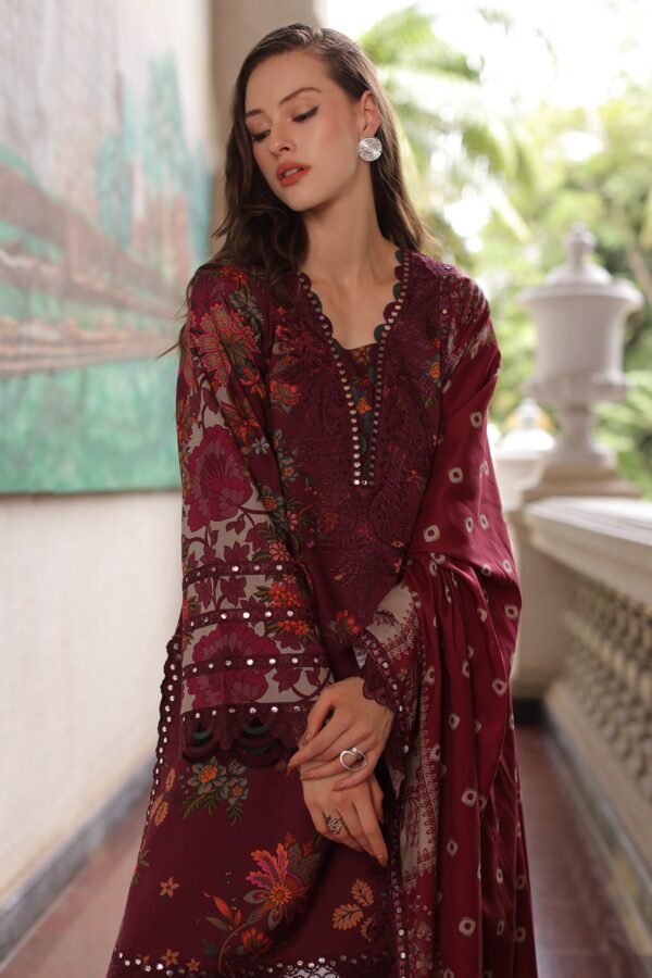 Charizma Combination Collection 3-PC Unstitched Embroidered Linen Collection CCW7-22– 29A5109 Charizma Combination Collection 3-PC Unstitched Embroidered Linen Collection CCW7-22– 29A5109