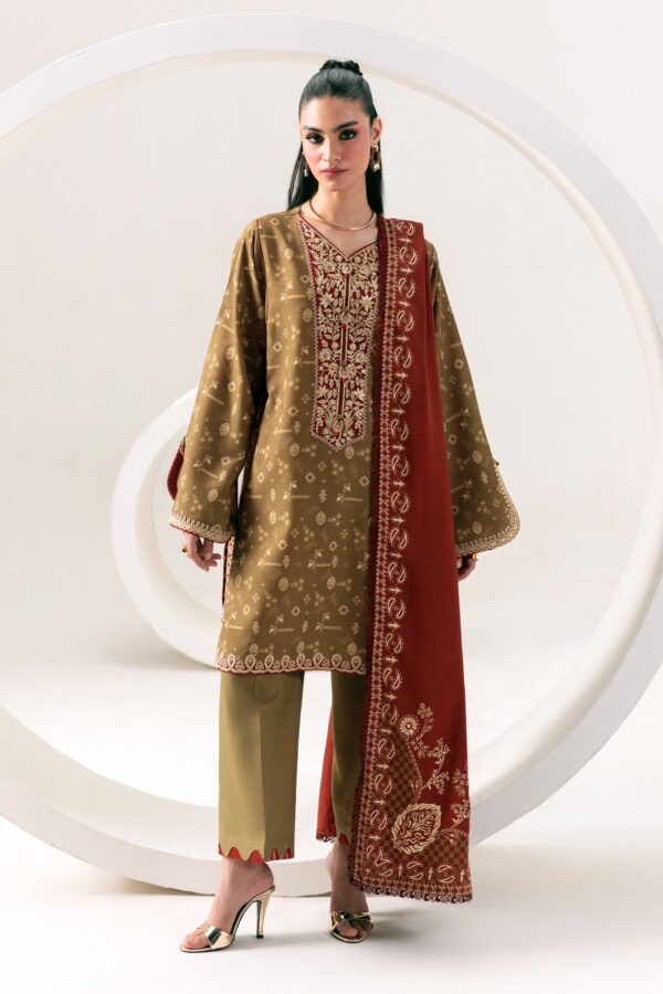 Qalamkar QPrints Winter 26 QPW-10 (B) Hafsa Qalamkar QPrints Winter 26 QPW-10 (B) Hafsa