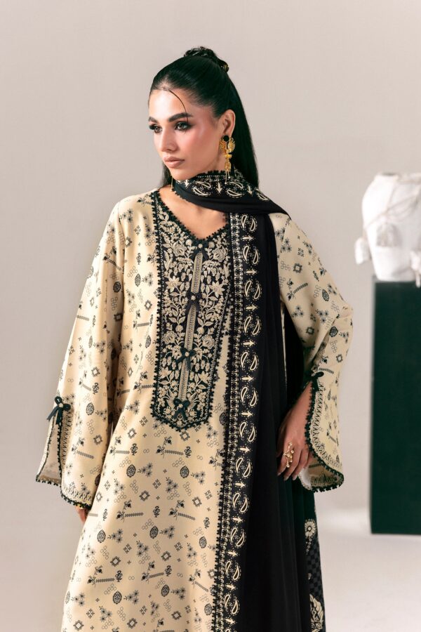 Qalamkar qprints winter 26 qpw-10 (a) mehru– detail view 3 Qalamkar QPrints Winter 26 QPW-10 (A) Mehru– detail view 3