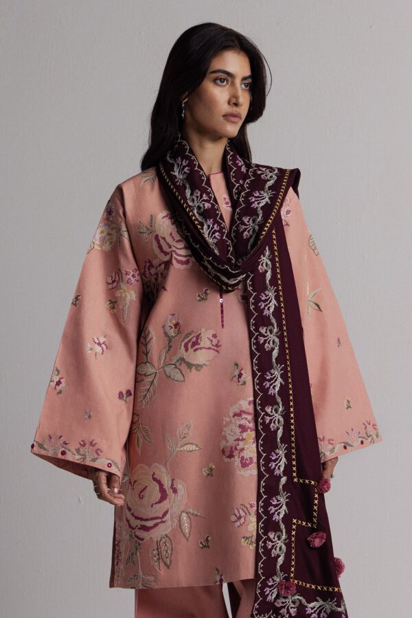 Coco by zara shahjahan winter unstitched 2026 rakhsh-3a– detail view 4 Coco by Zara Shahjahan Winter Unstitched 2026 RAKHSH-3A– detail view 4