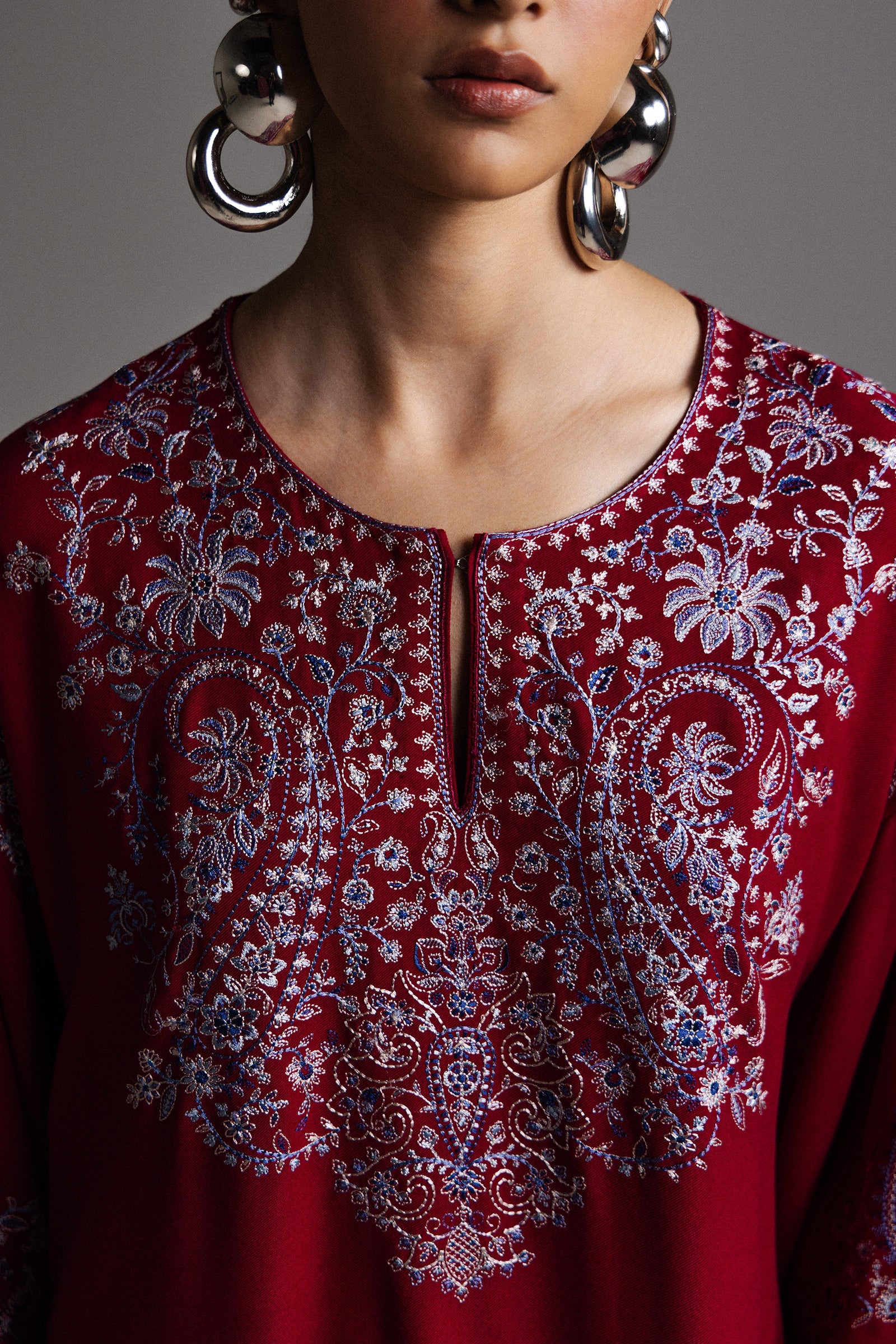 Zara shahjahan saraab winter unstitched qirmiz-d7– detail view 4 Zara Shahjahan Saraab Winter Unstitched QIRMIZ-D7– detail view 4