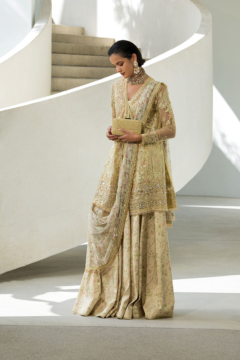 Sobia nazir design 01 nur festive '26 unstitched Sobia Nazir Design 01 NUR Festive '26 Unstitched - Image 2