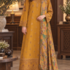 Noor by saadia asad winter embroidered printskhas 26 d4 b - mustard ochre Noor by Saadia Asad Winter Embroidered Printskhas 26 D4 B - Mustard Ochre