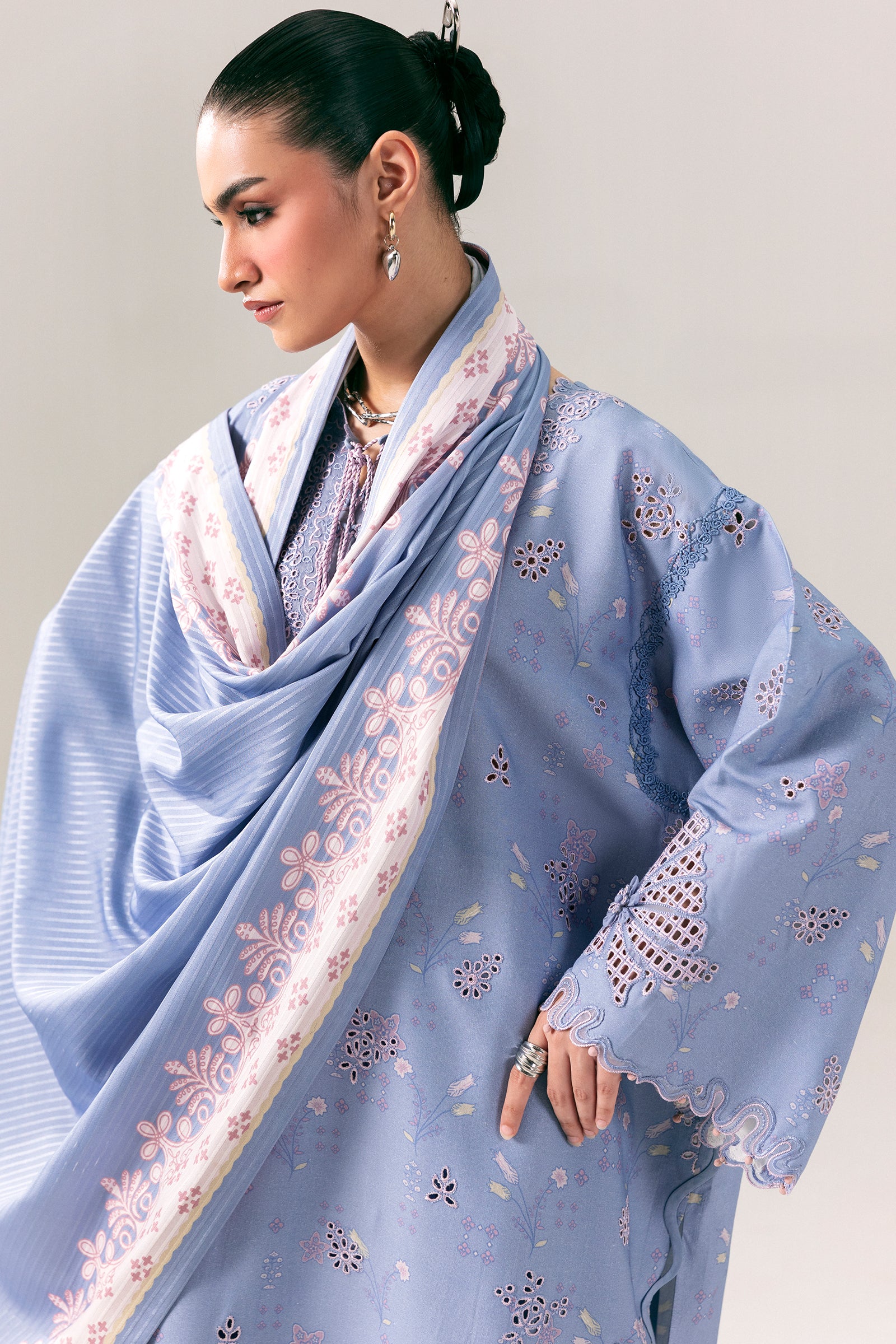 Qalamkar qprints winter 26 qpw-06 (a) beena– detail view 5 Qalamkar QPrints Winter 26 QPW-06 (A) Beena– detail view 5