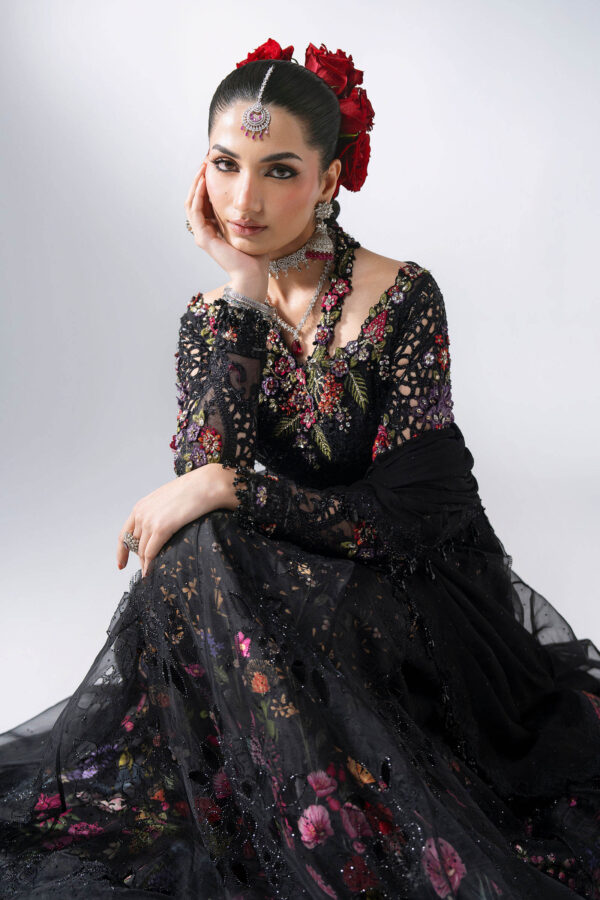 Maria B Mbroidered BD-3101 3 Piece Unstitched Embroidered Organza Suit Maria B Mbroidered BD-3101 3 Piece Unstitched Embroidered Organza Suit