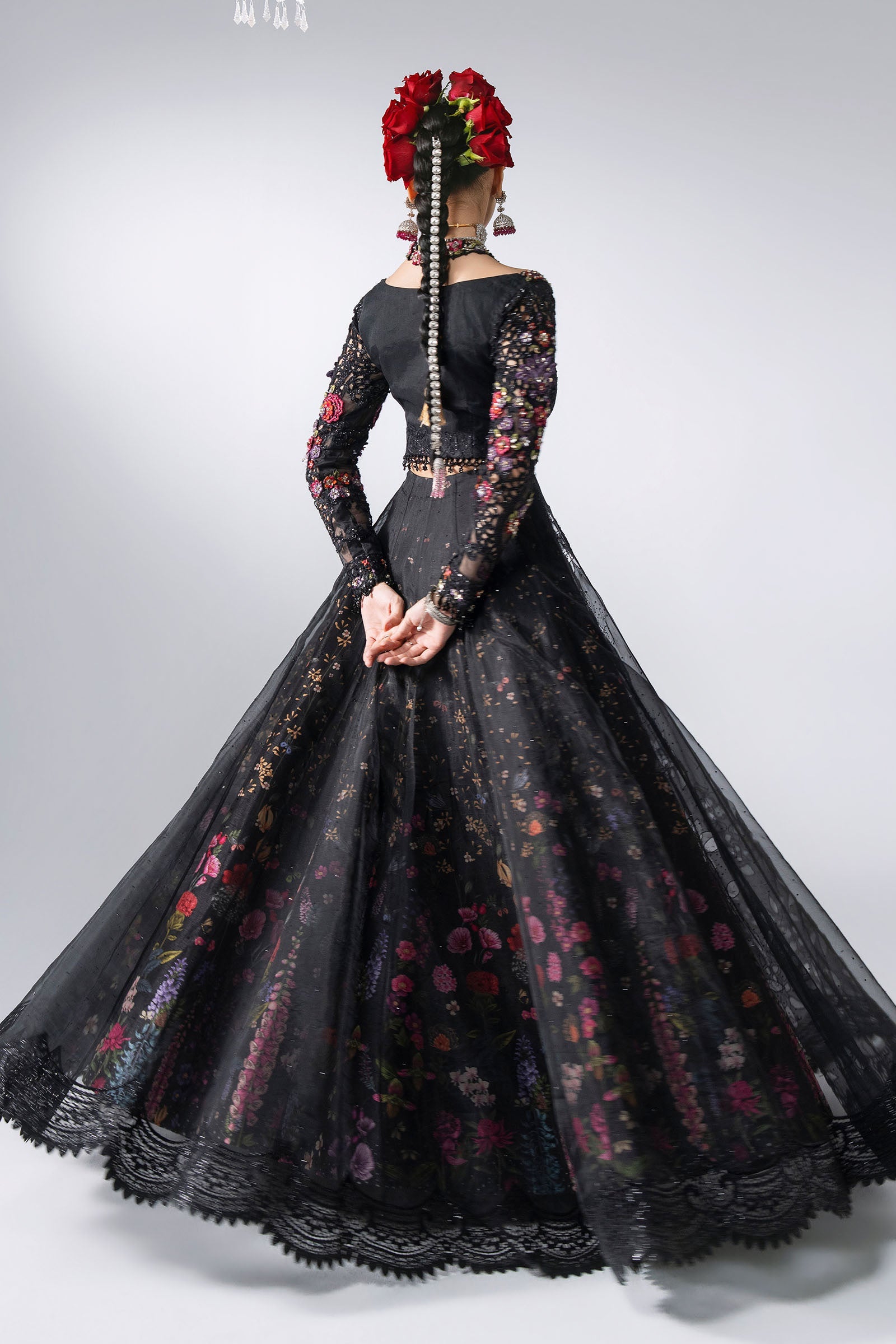Maria b mbroidered bd-3101 3 piece unstitched embroidered organza suit– d-1-d Maria B Mbroidered BD-3101 3 Piece Unstitched Embroidered Organza Suit– D-1-D