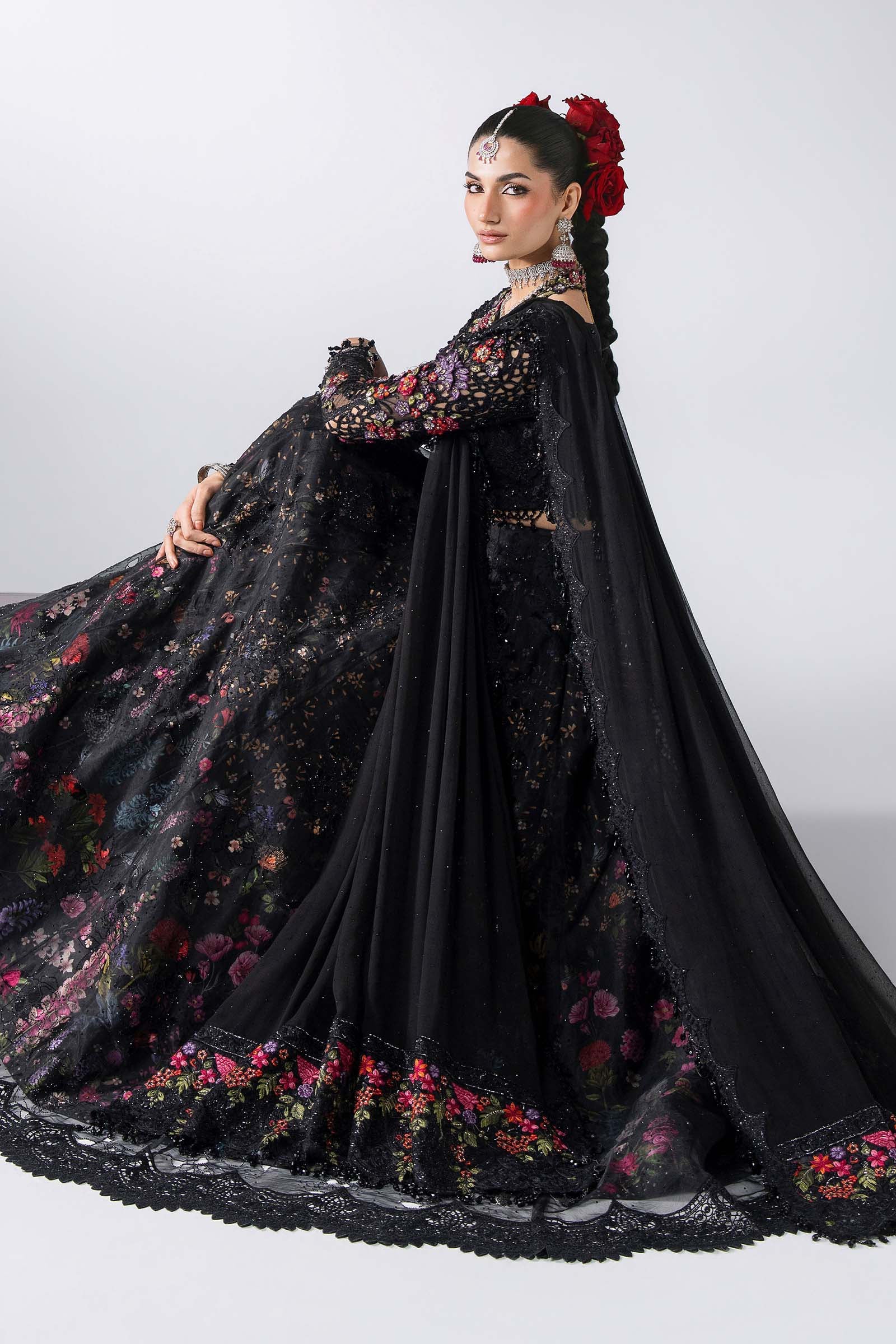 Maria b mbroidered bd-3101 3 piece unstitched embroidered organza suit– d-1-j Maria B Mbroidered BD-3101 3 Piece Unstitched Embroidered Organza Suit– D-1-J