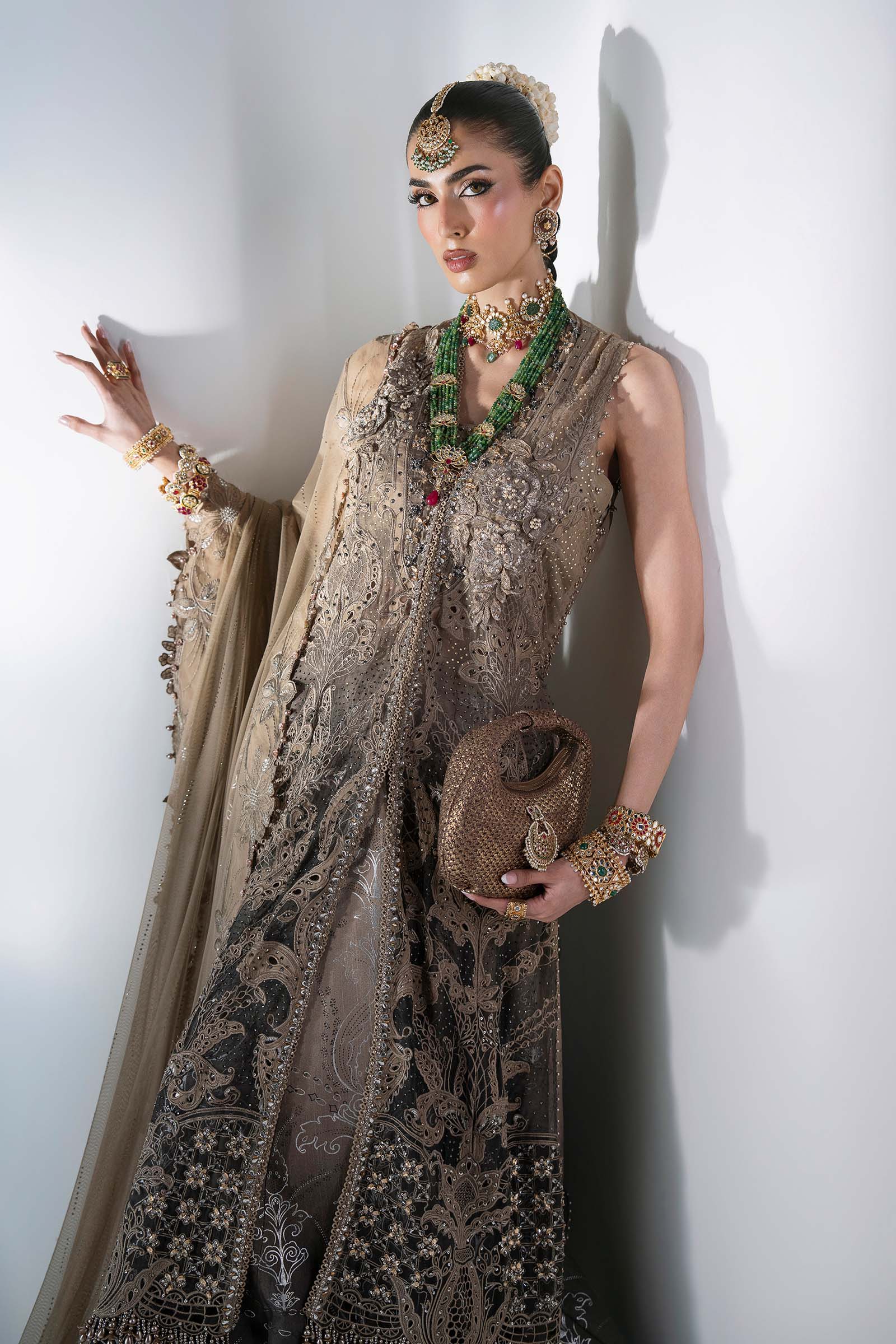 Maria b mbroidered bd-3102 3 piece unstitched embroidered chiffon suit Maria B Mbroidered BD-3102 3 Piece Unstitched Embroidered Chiffon Suit