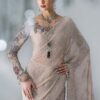 Maria b mbroidered bd-3103 unstitched embroidered chiffon saree Maria B Mbroidered BD-3103 Unstitched Embroidered Chiffon Saree