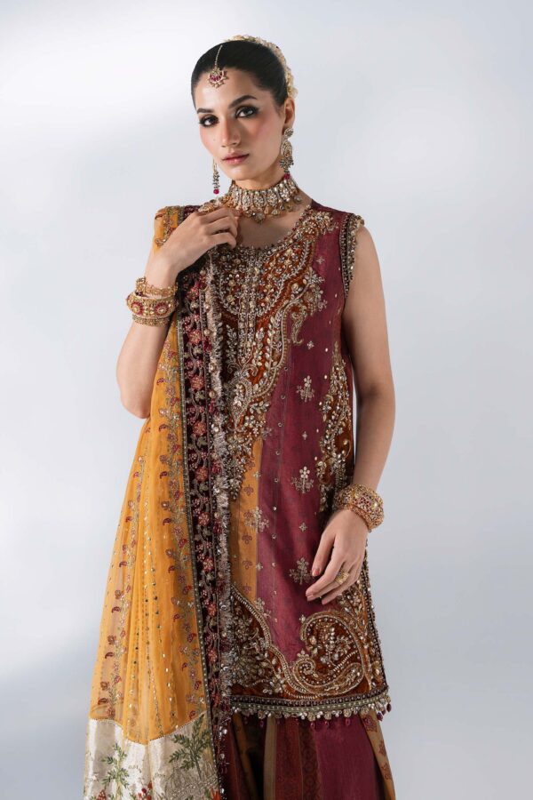 Maria b mbroidered bd-3104 3 piece unstitched embroidered raw silk suit– d-4-i Maria B Mbroidered BD-3104 3 Piece Unstitched Embroidered Raw Silk Suit– D-4-I