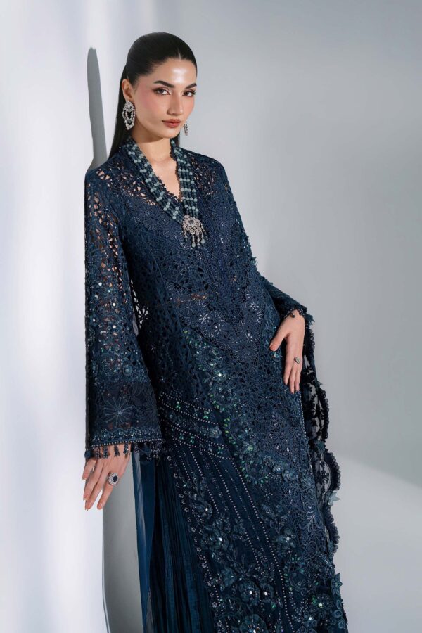 Maria B Mbroidered BD-3106 3 Piece Unstitched Embroidered Organza Suit Maria B Mbroidered BD-3106 3 Piece Unstitched Embroidered Organza Suit