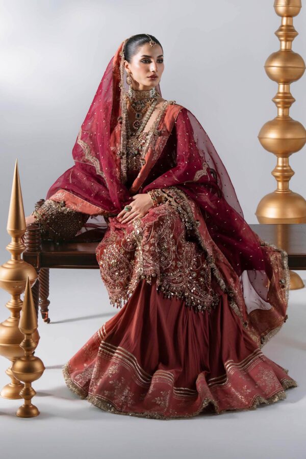 Maria B Mbroidered BD-3108 3 Piece Unstitched Embroidered Organza Suit Maria B Mbroidered BD-3108 3 Piece Unstitched Embroidered Organza Suit