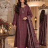 Noor by saadia asad winter embroidered printskhas 26 d5 a - vineyard plum Noor by Saadia Asad Winter Embroidered Printskhas 26 D5 A - Vineyard plum