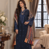 Noor by saadia asad winter embroidered printskhas 26 d7 a - kaani blue dusk Noor by Saadia Asad Winter Embroidered Printskhas 26 D7 A - Kaani Blue Dusk