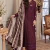 Noor by saadia asad winter embroidered printskhas 26 d7 b - kaani merlot frost Noor by Saadia Asad Winter Embroidered Printskhas 26 D7 B - Kaani Merlot Frost