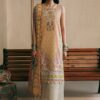 Mb-cusv15-01b-a M Basics Agla Station Winter 26 3 Pc Unstitched Embroidered Slub Khaddar Suit | MB-CUSV15-01B