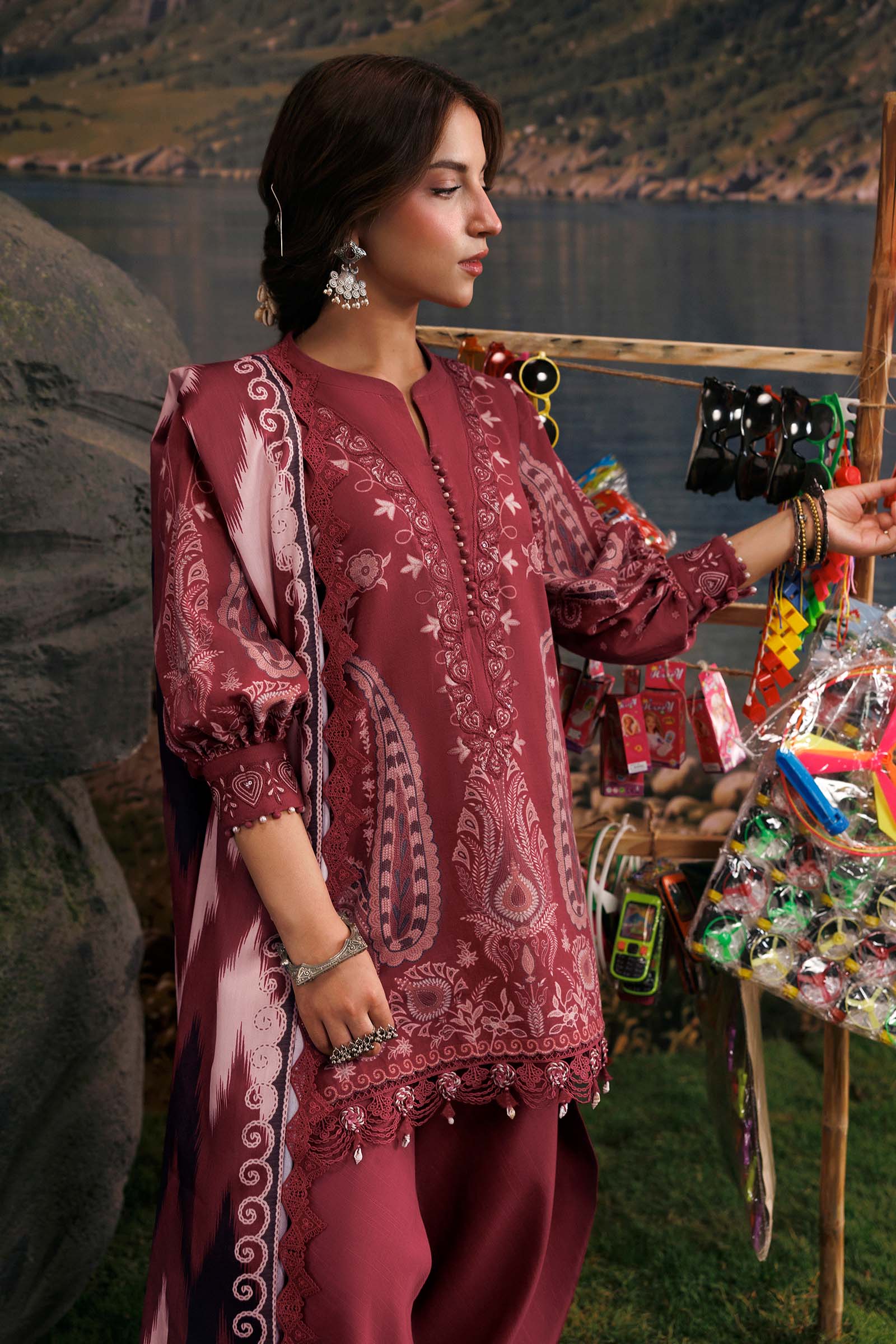 Mb-cusv15-02a-c M Basics Agla Station Winter 26 3 Pc Unstitched Embroidered Slub Khaddar Suit | MB-CUSV15-02A– MB-CUSV15-02A-c