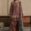Mb-cusv15-03a-a M Basics Agla Station Winter 26 3 Pc Unstitched Embroidered Slub Khaddar Suit | MB-CUSV15-03A