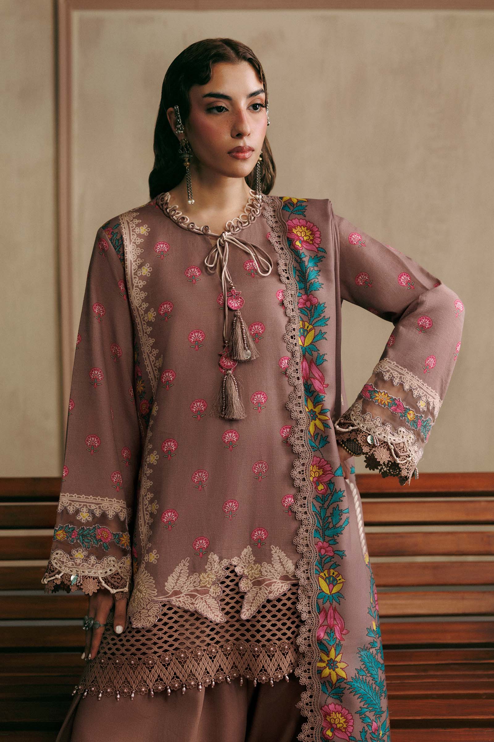 Mb-cusv15-03a-c M Basics Agla Station Winter 26 3 Pc Unstitched Embroidered Slub Khaddar Suit | MB-CUSV15-03A– MB-CUSV15-03A-c