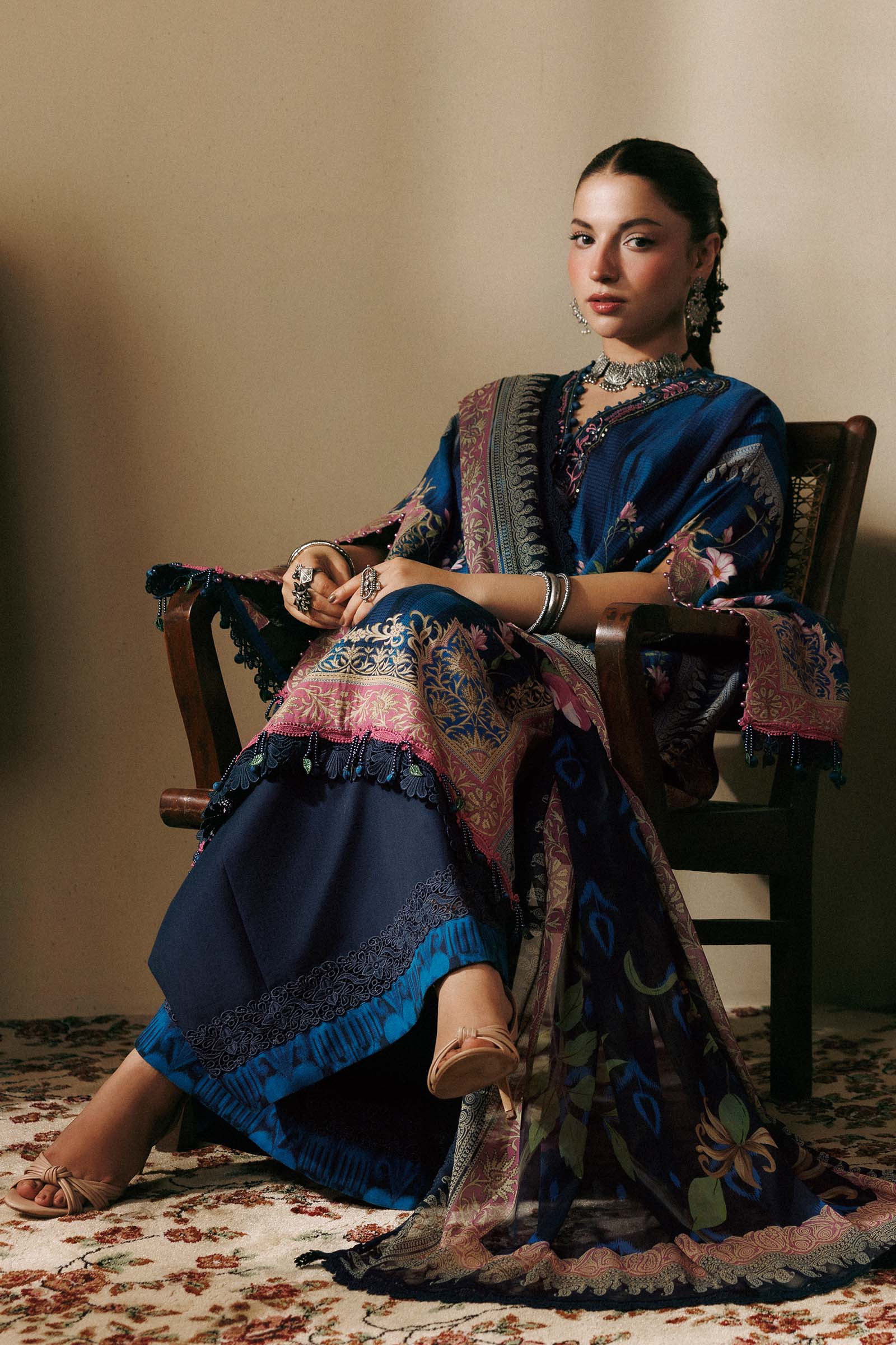 Mb-cusv15-05a-c M Basics Agla Station Winter 26 3 Pc Unstitched Embroidered Slub Khaddar Suit | MB-CUSV15-05A– MB-CUSV15-05A-c