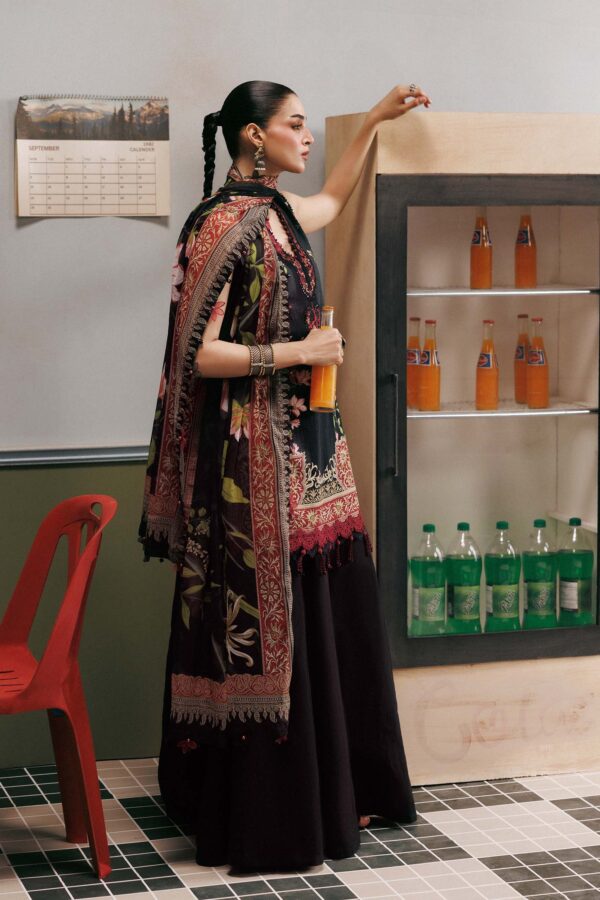 MB-CUSV15-05B-b M Basics Agla Station Winter 26 3 Pc Unstitched Embroidered Slub Khaddar Suit | MB-CUSV15-05B– MB-CUSV15-05B-b