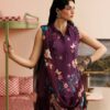 Mb-cusv15-07a-a M Basics Agla Station Winter 26 3 Pc Unstitched Embroidered Linen Suit | MB-CUSV15-07A