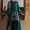 Mb-cusv15-11a-a M Basics Agla Station Winter 26 3 Pc Unstitched Embroidered Linen Suit | MB-CUSV15-11A
