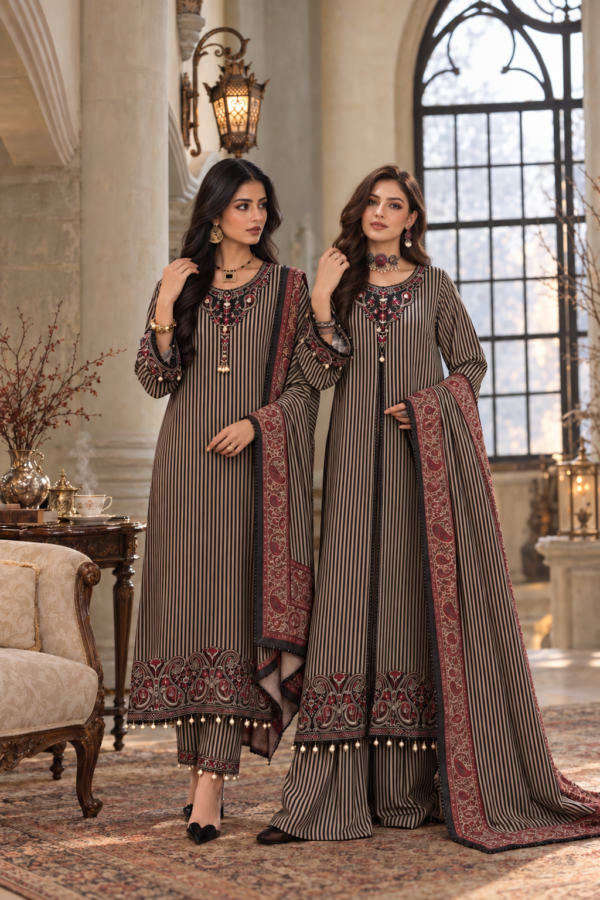 Noor by Saadia Asad Winter Embroidered Printskhas 26 D9 A - classic Black Pinstripes– Pakistani fashion duo in a grand Noor by Saadia Asad Winter Embroidered Printskhas 26 D9 A - classic Black Pinstripes– Pakistani fashion duo in a grand