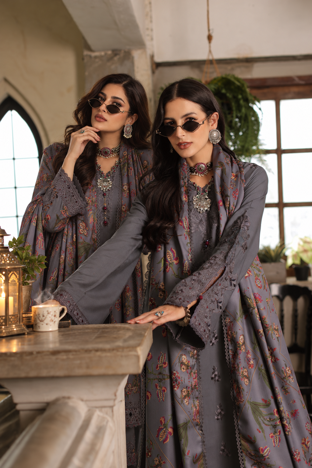 Slategreypakistaniwinterelegance-5 Noor by Saadia Asad Winter Embroidered Printskhas 26 D4 A - Graphite steel– SlateGreyPakistaniWinterElegance-5